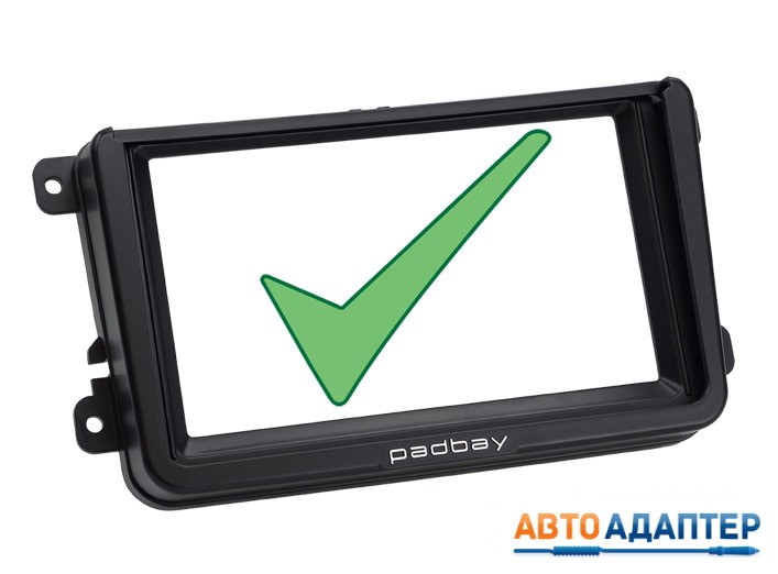Padbay PAD-VW1 рамка для установки 2DIN автомагнитолы и iPad mini в VW Seat Skoda - 6